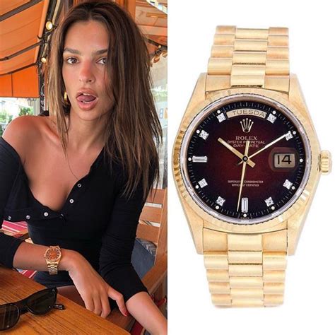 emily ratajkowski rolex|rolex watch brands.